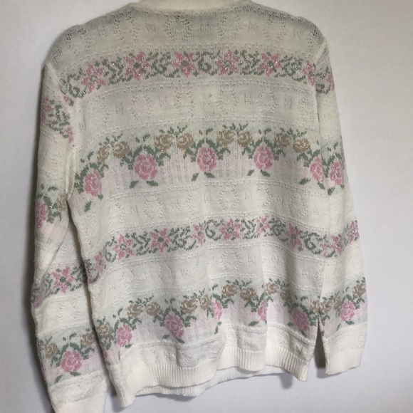 Vintage floral knit - Picture 4 of 5